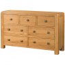 Devonshire Avon Oak 3 Over 4 Chest