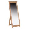 Devonshire New Oak Cheval Mirror