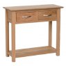 Devonshire New Oak 2 Draw Console Table