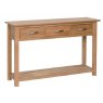 Devonshire Living Devonshire New Oak 3 Draw Console Table