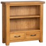 Devonshire Somerset Oak Small Wide Bookcase