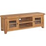 Devonshire Somerset Oak Wide Screen TV Unit