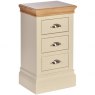 Devonshire Living Devonshire Lundy Painted Compact 3 Drawer Bedside