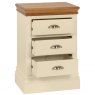 Devonshire Living Devonshire Lundy Painted 3 Drawer Bedside