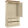 Devonshire Lundy Painted 2 Drawer Double Wardrobe