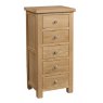 Devonshire Living Devonshire Dorset Light Oak 5 Drawer Wellington