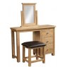 Devonshire Living Devonshire Dorset Light Oak Dressing Table And Stool