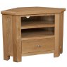 Devonshire Living Devonshire Dorset Light Oak Corner TV Unit