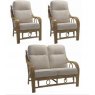 Desser Desser Madrid 3pc Suite (2 seat sofa and 2 chairs)