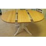 Andrena Barley Small Extending Oval Pedestal Dining Table