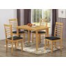 Annaghmore Hanover Oak 1 x 4 Dining Set (Light Oak)