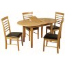 Annaghmore Hanover Oak Oval Butterfly Dining Set