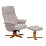 GFA Marseille Swivel Recliner And Footstool