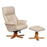 Global Furniture Alliance GFA Marseille Swivel Recliner And Footstool