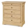 Clemence Richard Clemence Richard Moreno Oak Narrow Chest Of Drawers