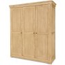 Clemence Richard Moreno Oak Triple Wardrobe