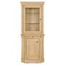 Clemence Richard Moreno Oak Corner Display Cabinet (Top & Sideboard)