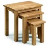 Julian Bowen Coxmoor Oak Nest Of Tables