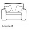 Westbridge Dexter Love Seat