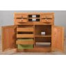 Carlton Furniture Manor Welbeck Campaign Desk (Marble Inlay)