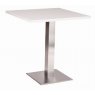 Hafren Contract Furniture Hafren Contract Danilo Square Medium Base Table With Square Tuff Top