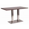 Hafren Contract Furniture Hafren Contract Danilo Twin Pedestal Table With  Laminate Top