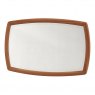 Nathan Classic Teak Shaped Wall Mirror