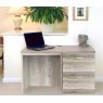 R White Cabinets R White Cabinets Set 02 - Desk with 3 Drawer Unit/Filing Cabinet