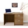 R White Cabinets R White Cabinets Set 04 - Desk with 2 Drawer Filing Cabinet