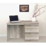 R White Cabinets R White Cabinets Set 04 - Desk with 2 Drawer Filing Cabinet