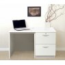 R White Cabinets R White Cabinets Set 04 - Desk with 2 Drawer Filing Cabinet