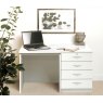 R White Cabinets R White Cabinets Set 05 - Desk with 4 Drawer Unit