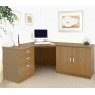 R White Cabinets R White Cabinets Set 13 - Corner Desk with Cupboard & Drawer Units