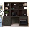 R White Cabinets R White Cabinets Set 14 - Desk, Printer & Drawer Units with Hutch Bookcases