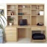 R White Cabinets R White Cabinets Set 14 - Desk, Printer & Drawer Units with Hutch Bookcases