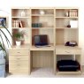 R White Cabinets R White Cabinets Set 14 - Desk, Printer & Drawer Units with Hutch Bookcases