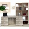 R White Cabinets R White Cabinets Set 15 - Desk & Drawer Units with Bookcases