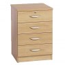R White Cabinets 4 Drawer Unit