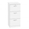 R White Cabinets R White Cabinets 3 Drawer Mid Height Filing Cabinet