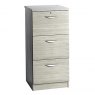 R White Cabinets R White Cabinets 3 Drawer Mid Height Filing Cabinet