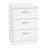 R White Cabinets R White Cabinets 3 Drawer CD/DVD Storage Unit