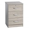 R White Cabinets R White Cabinets 3 Drawer CD/DVD Storage Unit