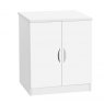 R White Cabinets R White Cabinets Desk Height Cupboard 600mm Wide