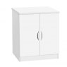 R White Cabinets R White Cabinets Desk Height Cupboard 600mm Wide