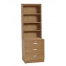 R White Cabinets R White Cabinets Three Drawer CD/DVD Storage Chest With OSC Hutch