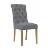 Hafren Collection Hafren Collection Button Back Chair with Scroll Top