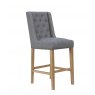 Hafren Collection Hafren Collection Button Back Stool with Studs