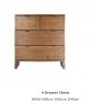 Hafren Collection Sherlock Bermuda 4 Drawer Chest