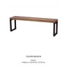 Baker Furniture Nixon 150cm Bench