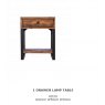 Hafren Collection Sherlock Nixon 1 Drawer Lamp Table